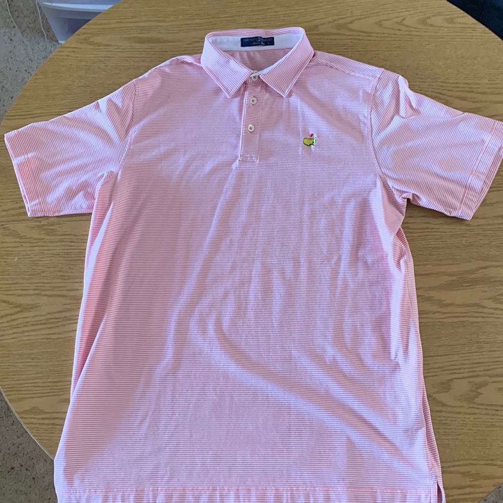 Mens Augusta National Masters Golf Polo L